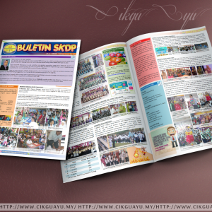 Buletin Sekolah Kebangsaan Desa Pandan template, buletin, sekolah