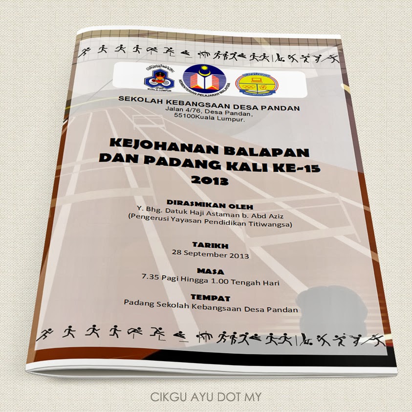 Buku Program Kejohanan Balapan dan Padang 2013 | Cikgu Ayu ...