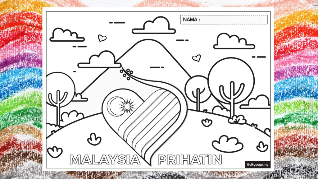 Pertandingan Mewarna Poster Mewarna Kemerdekaan 2020 Malaysia Prihatin